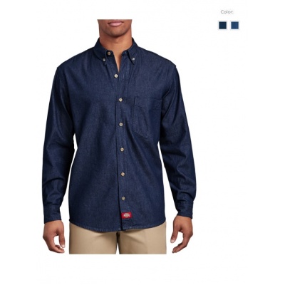 Dickies WL30   WL300 Camisa de Mezclilla 8oz